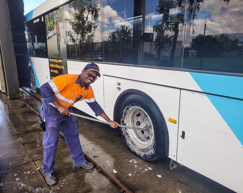Busways ecofriendly cleaning solutions keep fleet sparkling! Busways
